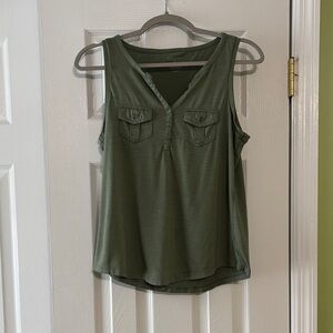 Women's Green Tank Top